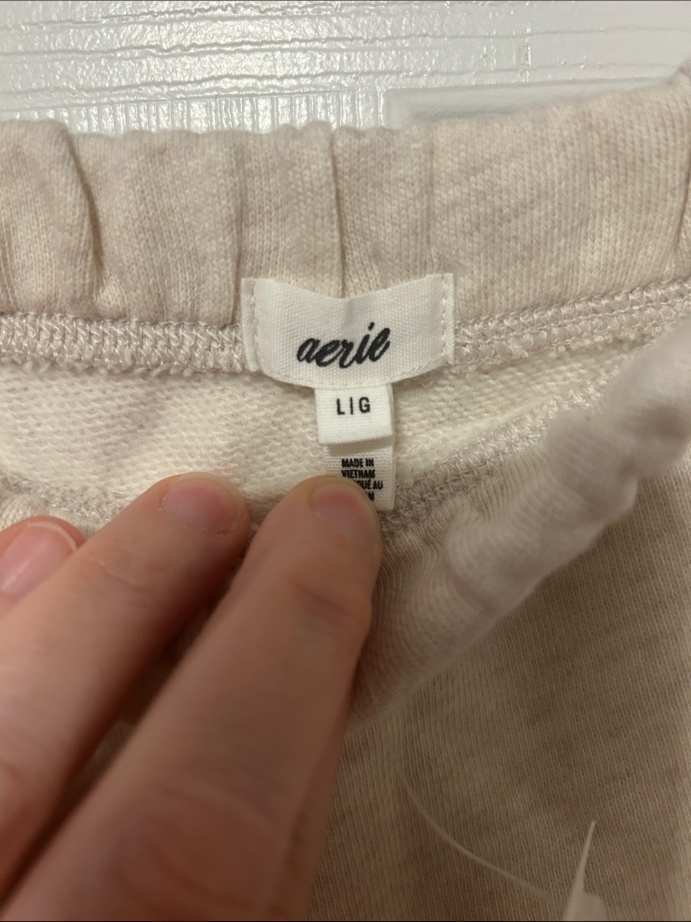 aerie Cream Flared Ruffle Mini Skirt - Picture 4 of 6